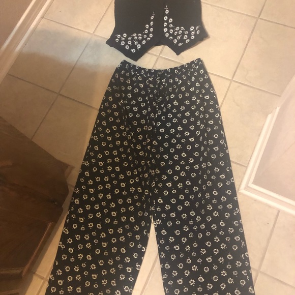 jonathan martin Pants - Adorable vintage outfit. The pants are sheer and the vest is crochet cotton type